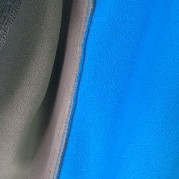 SPYDER Blue Fleece Lined Knit Jacket | L - Picture 6 of 10